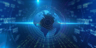 科技底纹网络科技蓝色科技感科技地球科技线条科技时代展板背景